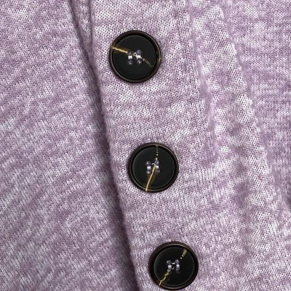 Cable & Gauge Lavender Purple Lightweight Sweater Shirt Size Small - Picture 3 of 6